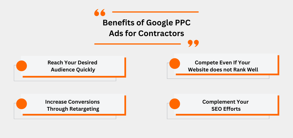 Benefits of Google PPC Ads for Contractors Benefits of Google PPC Ads for Contractors