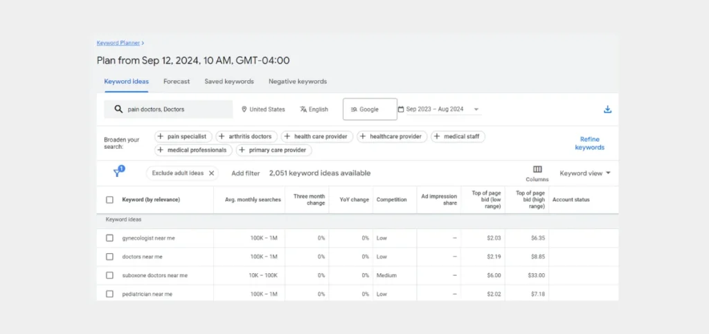 Keyword Matching