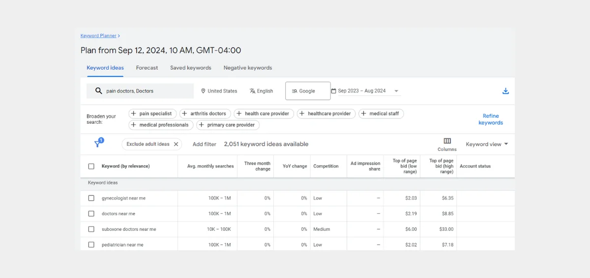 Keyword Matching Keyword Matching