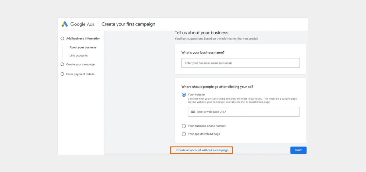 Create Your Google Ads