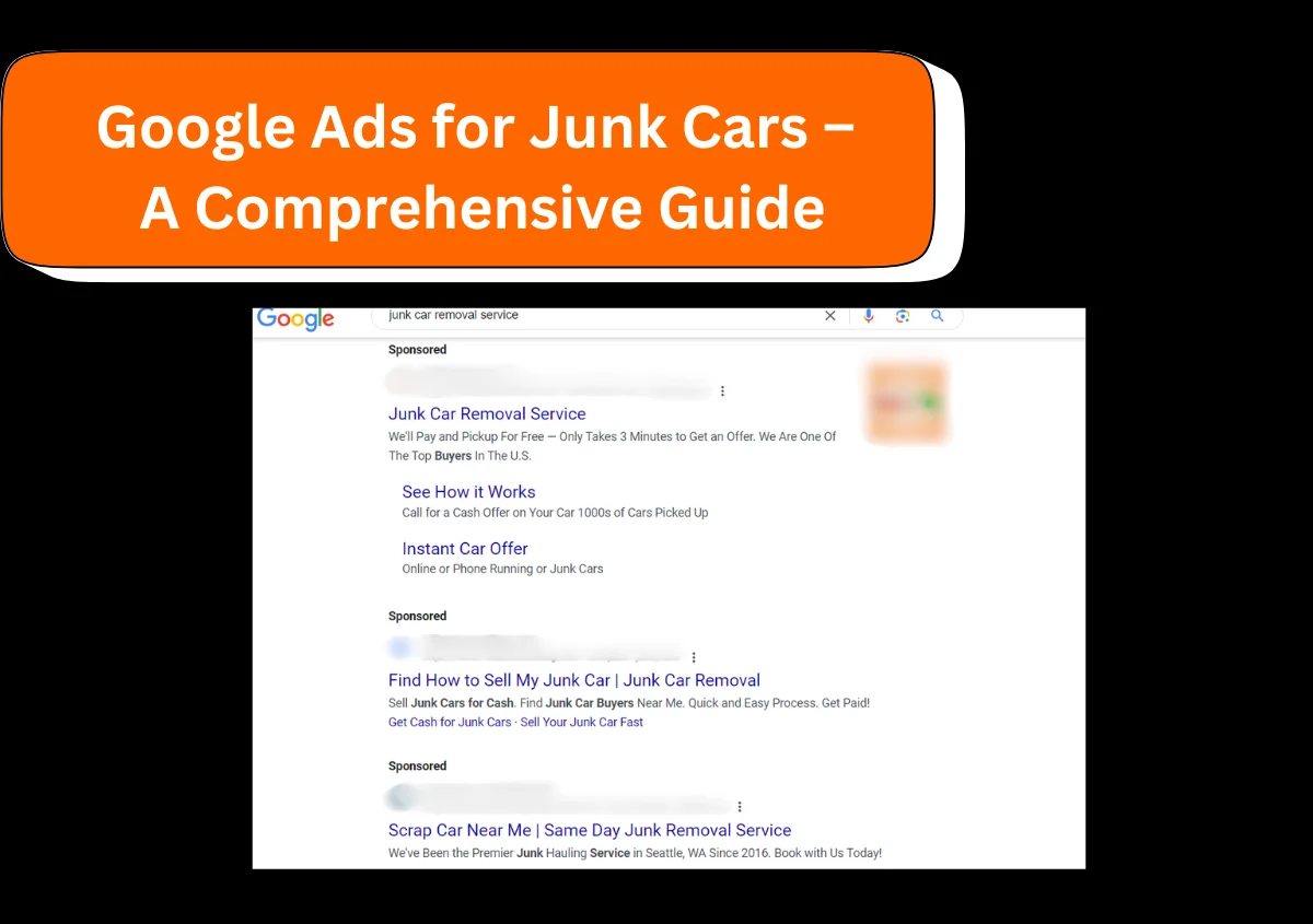 Google Ads for Junk Cars