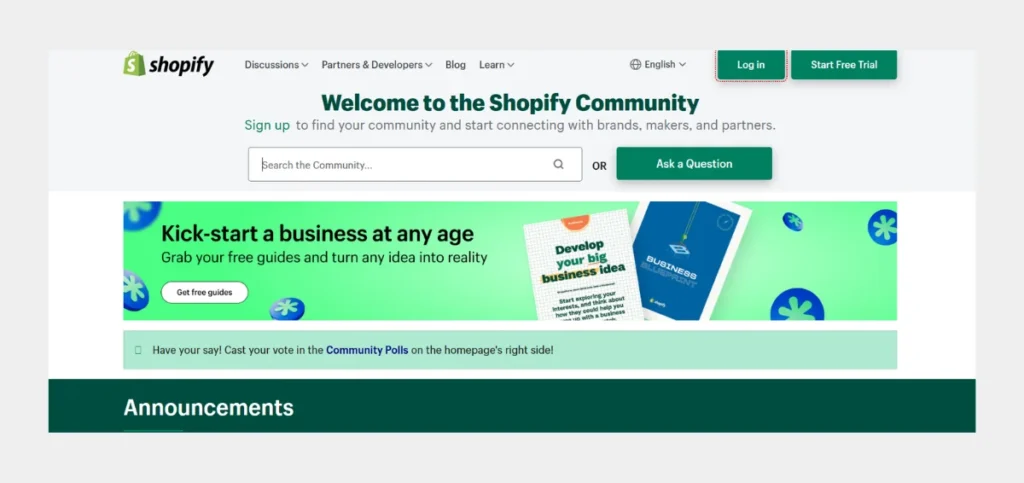 Shopify Community & Discussion Forum