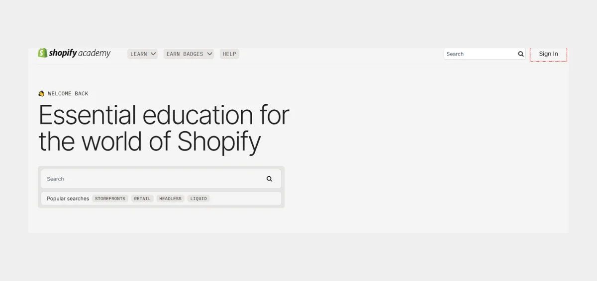 Shopify Academy