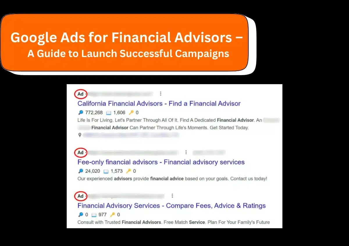 Google Ads for Financial Advisors