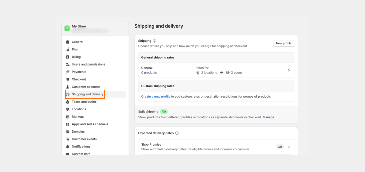 Shipping and Delivery Shipping and Delivery