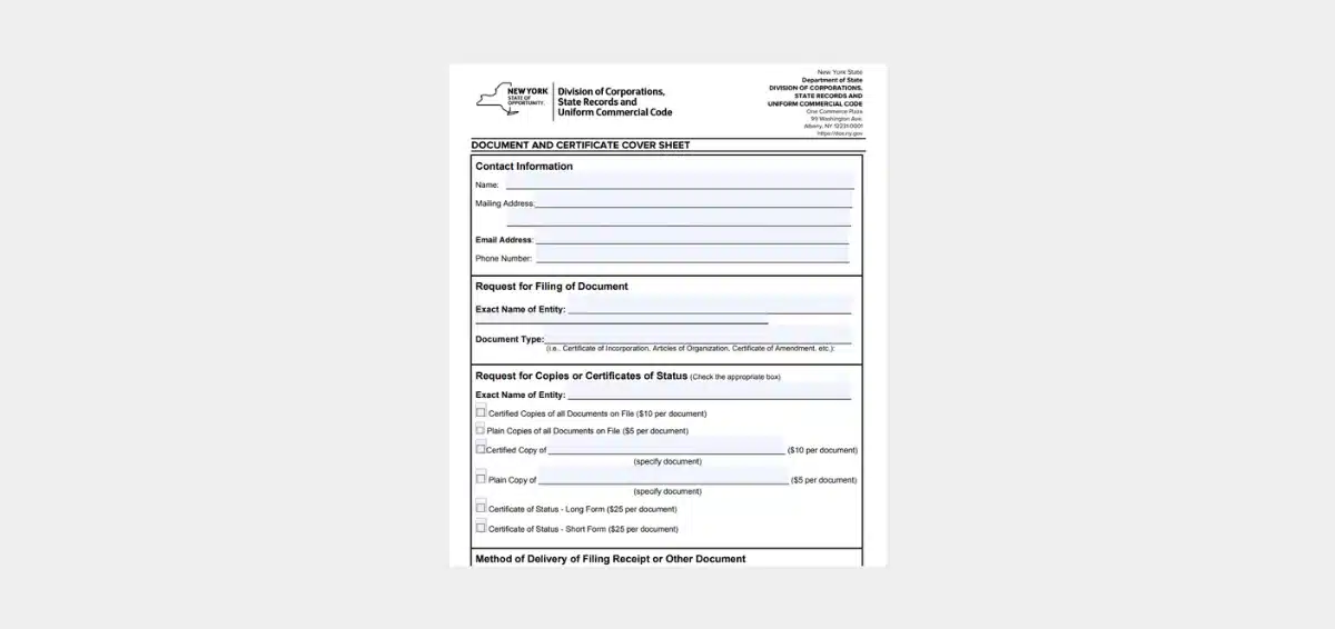File Articles of Organization in New York File Articles of Organization in New York