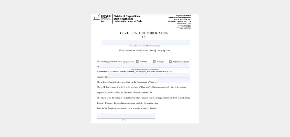 Publish a Notice About Your LLC’s Formation Publish a Notice About Your LLC’s Formation