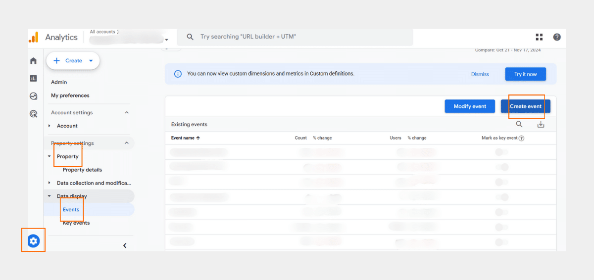 Set up Google Analytics Events Set up Google Analytics Events