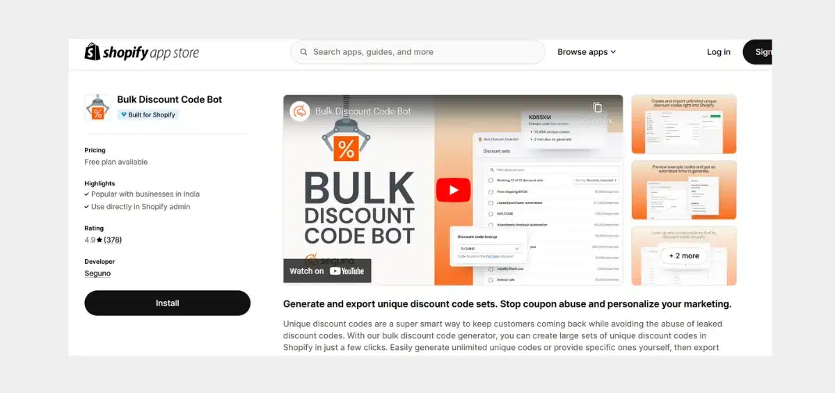 Bulk Discount Code Bot Bulk Discount Code Bot