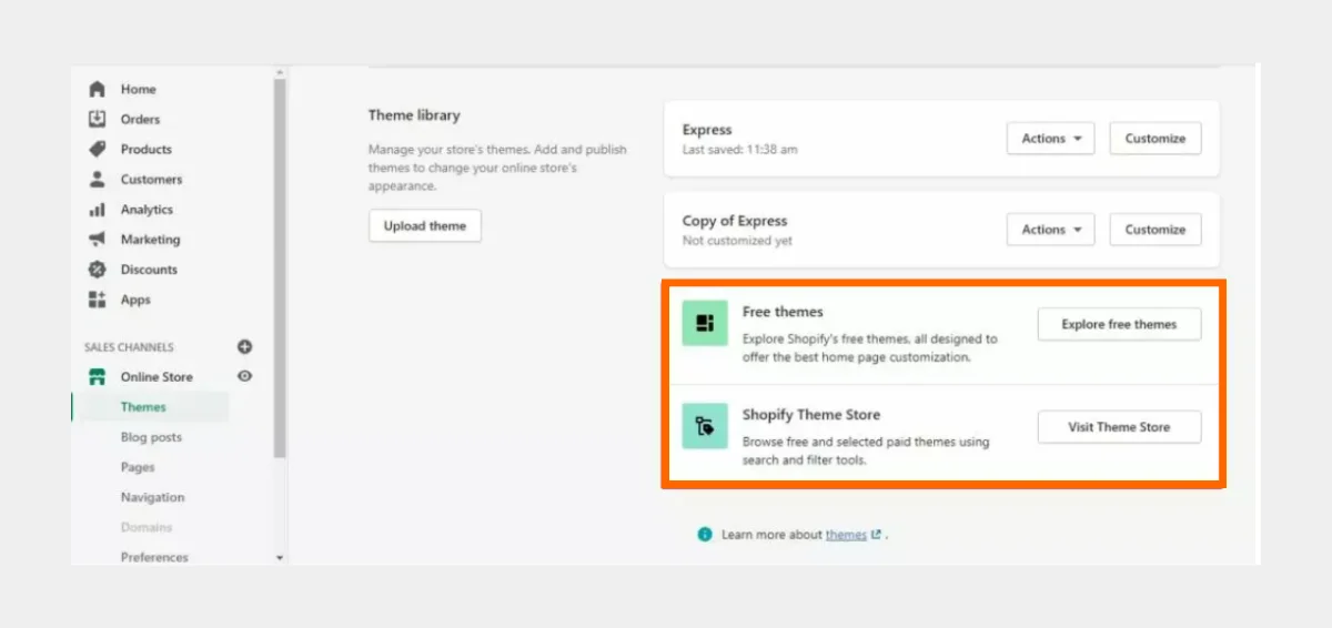 Choose a Shopify Theme Choose a Shopify Theme