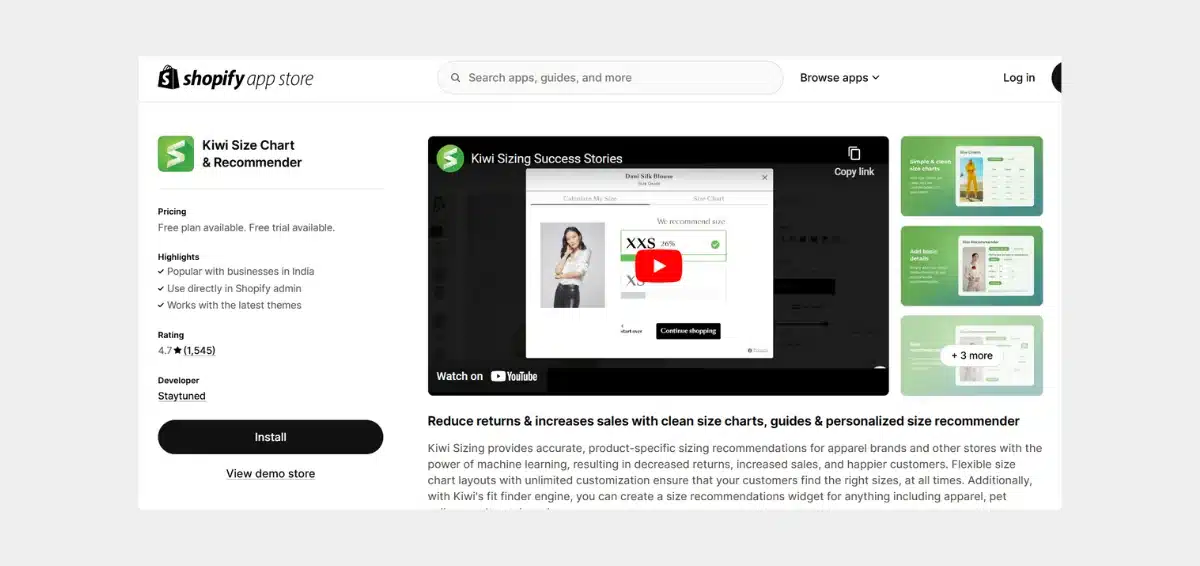 Kiwi Size Chart & Recommender Kiwi Size Chart & Recommender