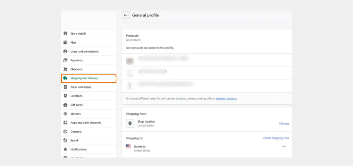 Set up your shipping Set up your shipping