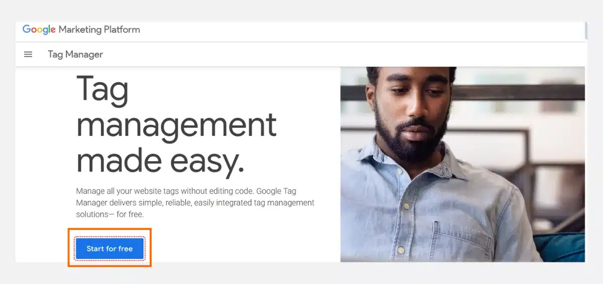 Google Tag Manager Account